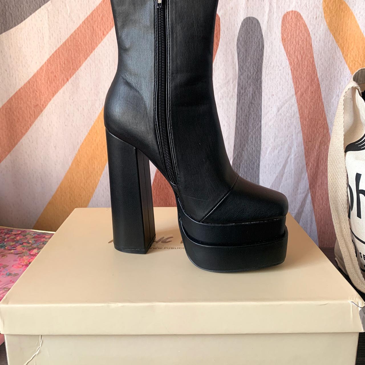 Black Platform Boots Dolls Kill Supine Platform... Depop