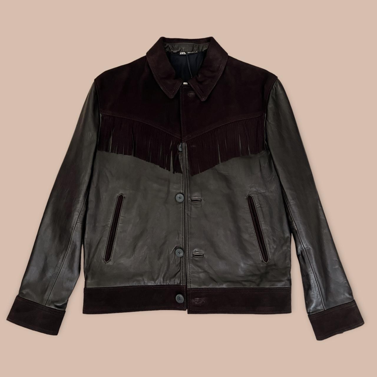 Zara Men's Brown Jacket Depop