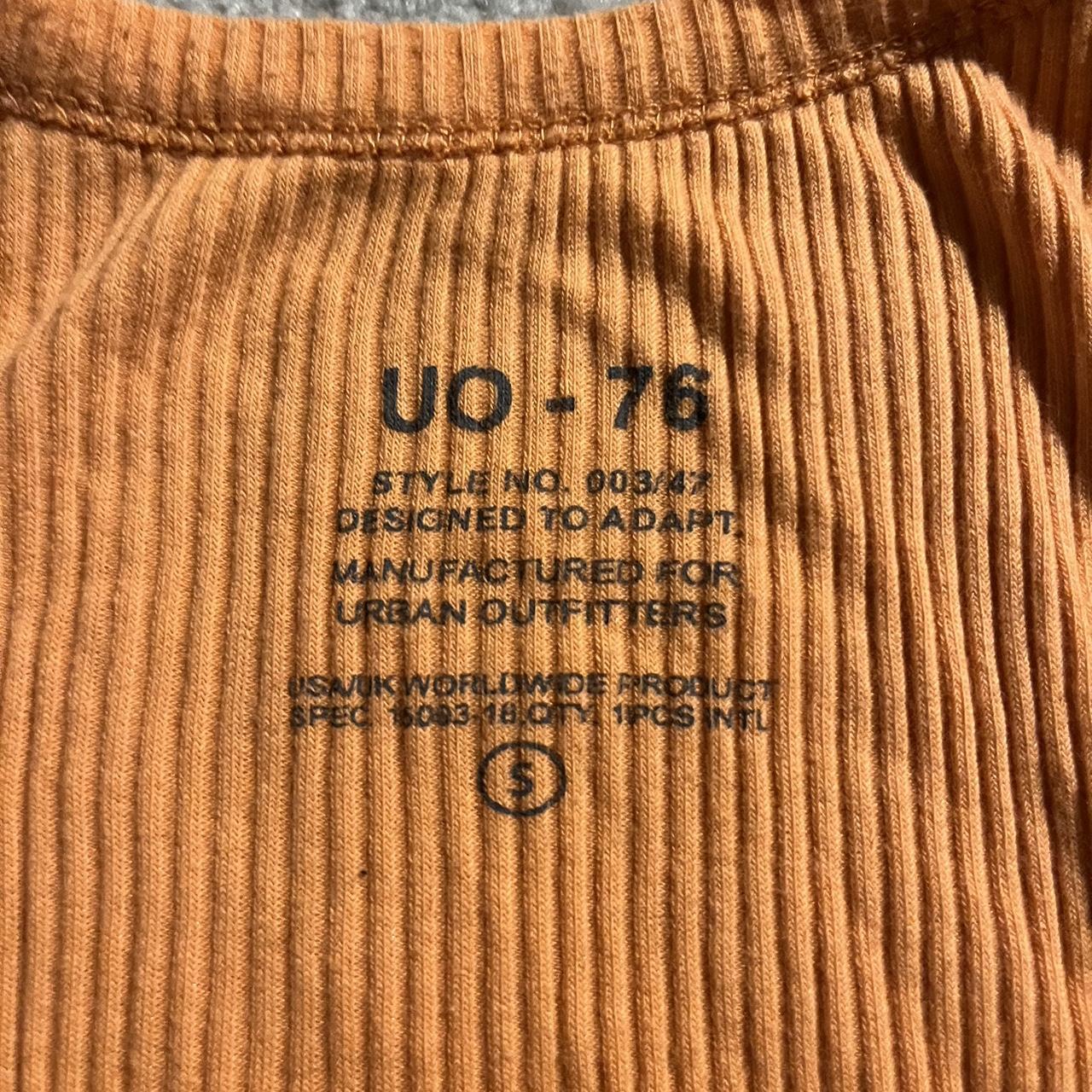 urban outfitters orange ribbed tank top Depop