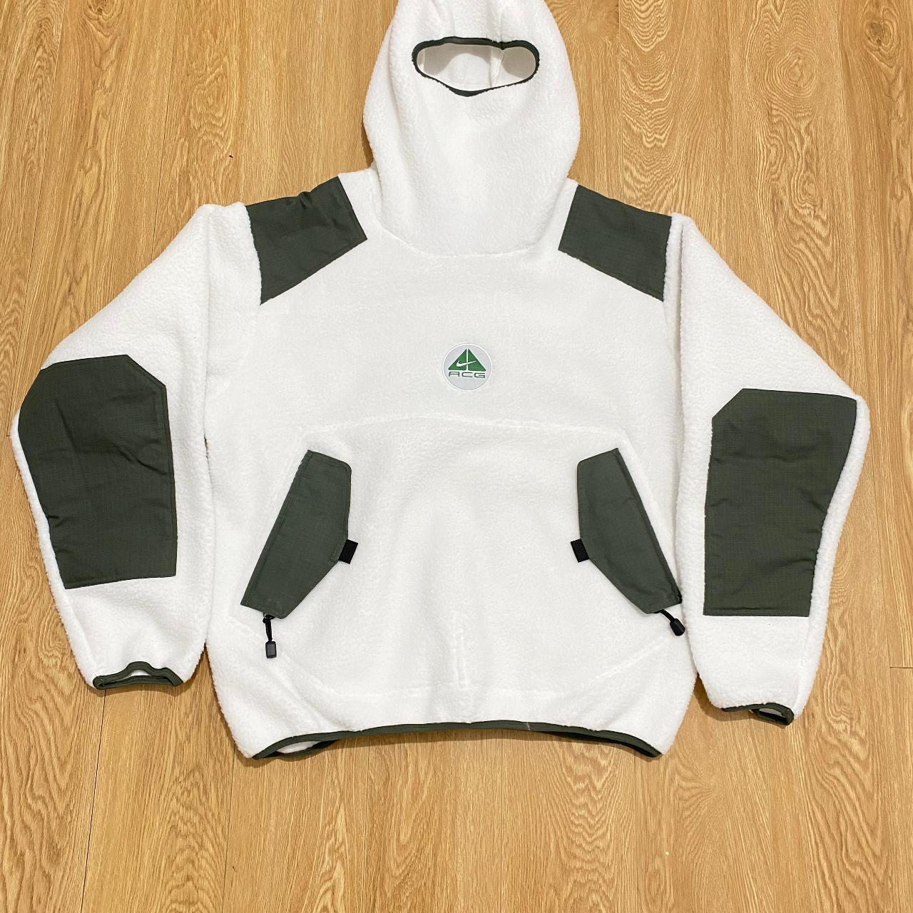 Nike ACG top Fleece Hoodie White