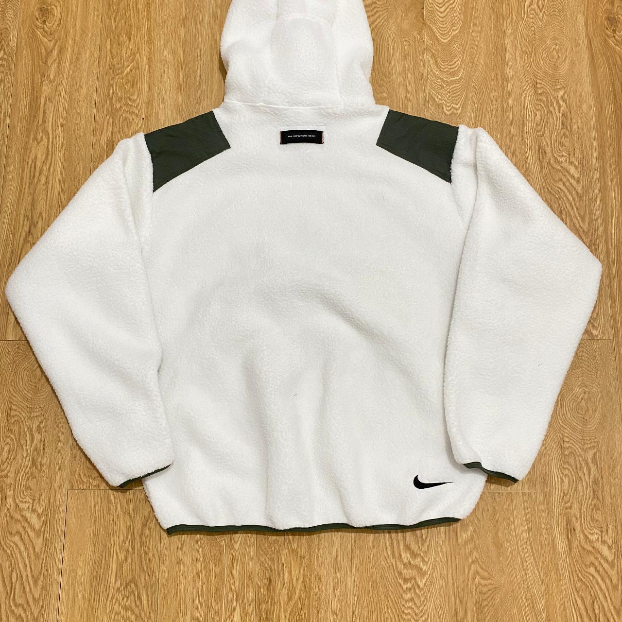 Fleece Hoodie Nike Acg White Hoodie White Nike ACG Fleece, Size:S