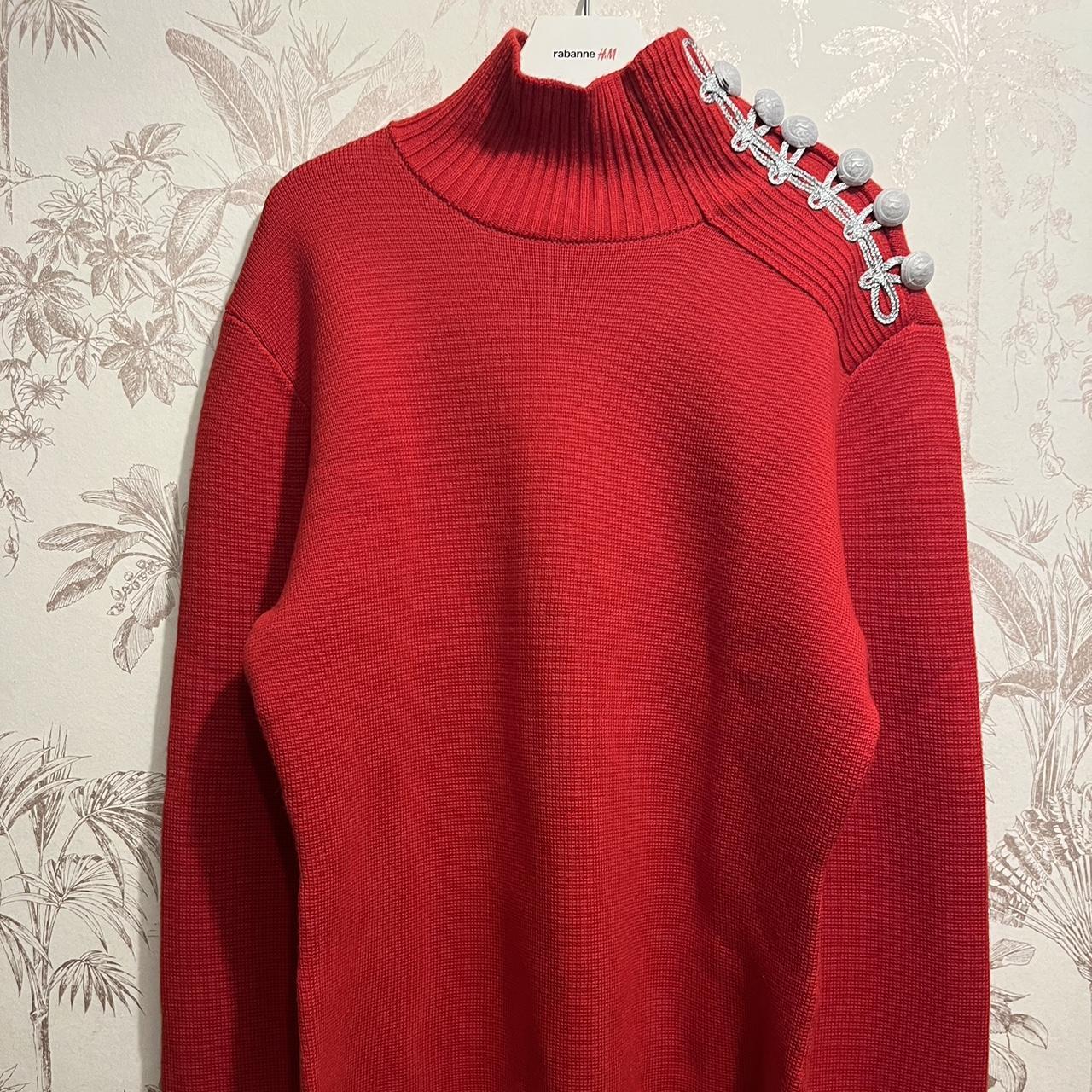 Rabanne x H&M Red Wool Jumper