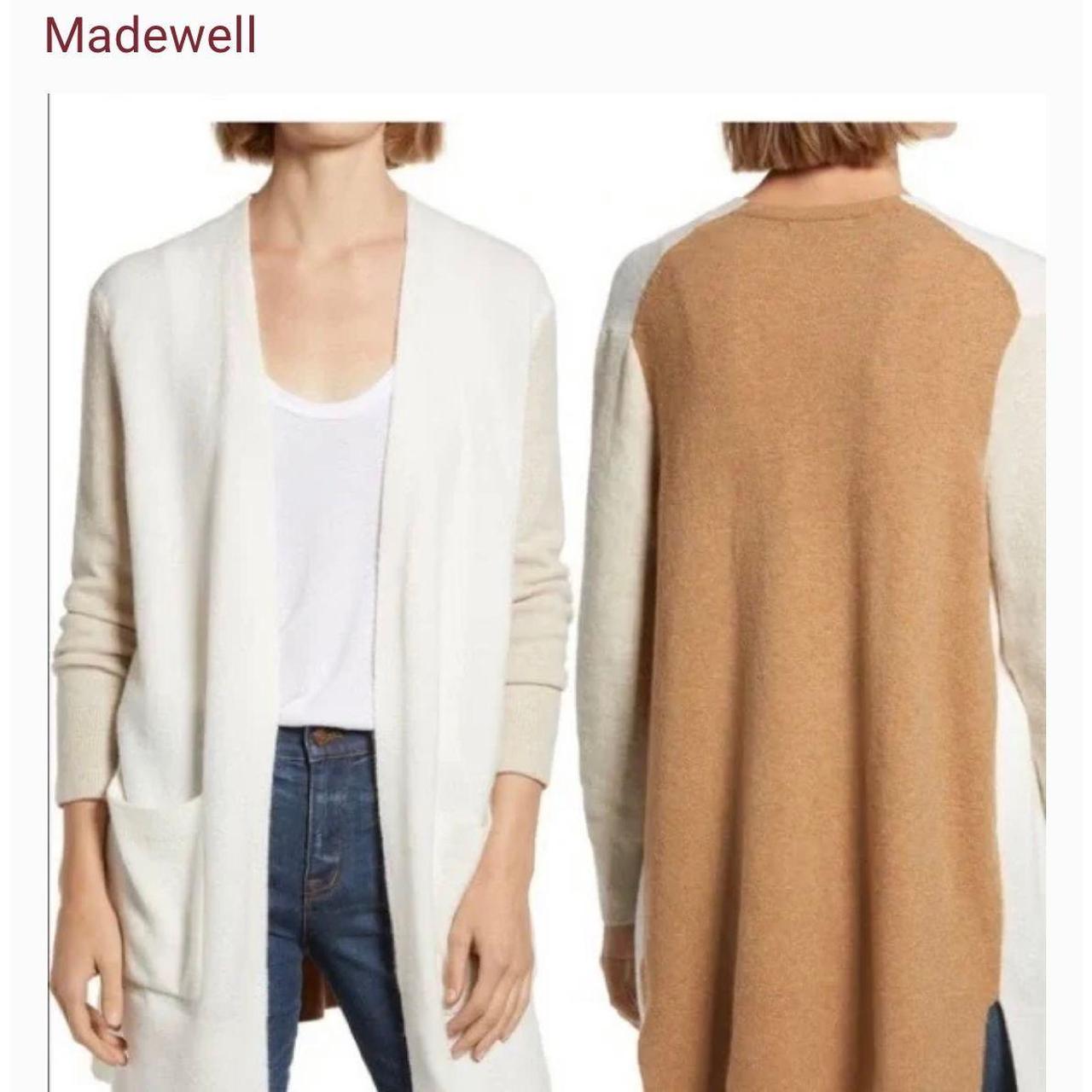 Madewell kent sale colorblock cardigan