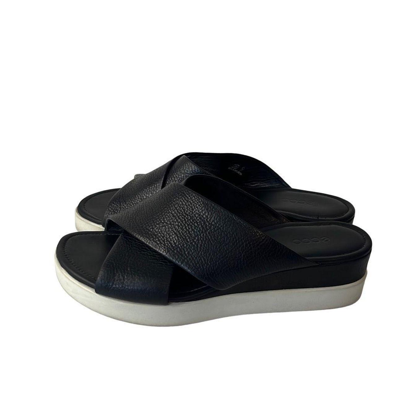 Ecco touch on sale sandal plateau black