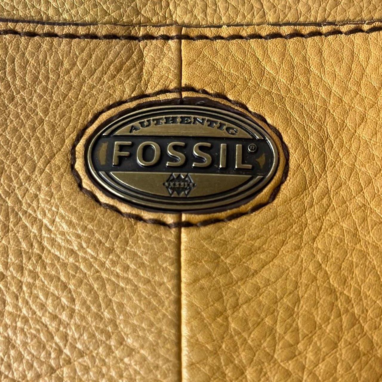 Fossil mustard yellow on sale handbag