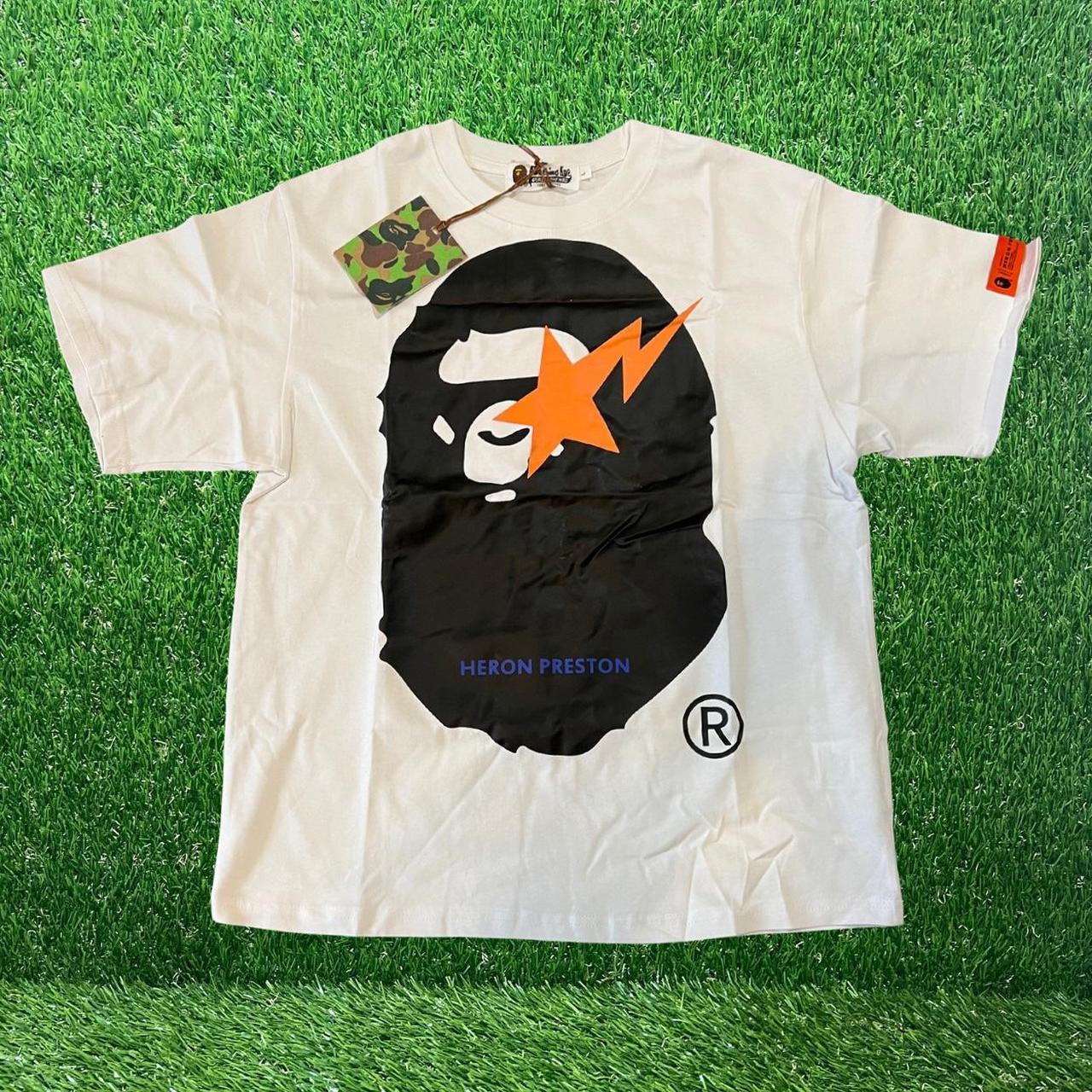 APE BAPE KAWS HERON PRESTON HEAD tシャツ M A BATHING APE X HERON PRESTON TEE SIZE M OVERSIZE | eBay