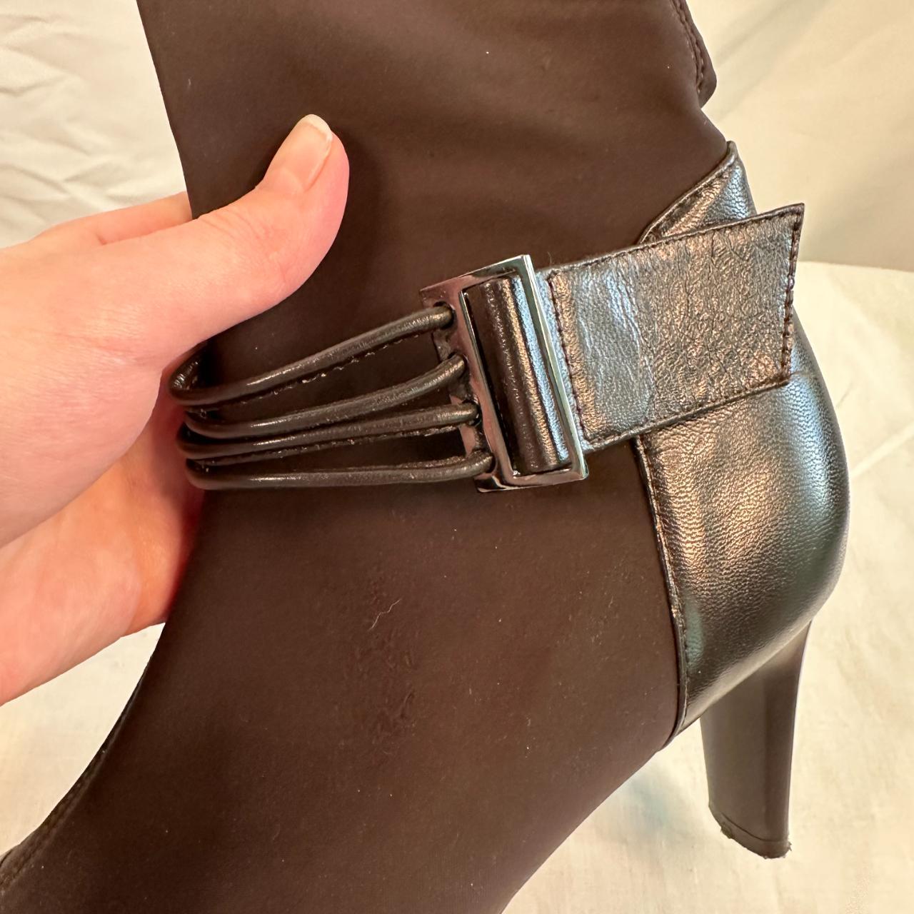 Source Unknown Women's Sock Boots - Brown/Black -… - image 4