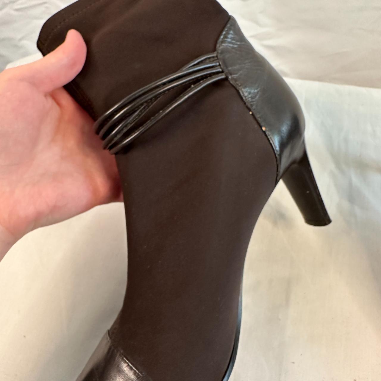 Source Unknown Women's Sock Boots - Brown/Black -… - image 8