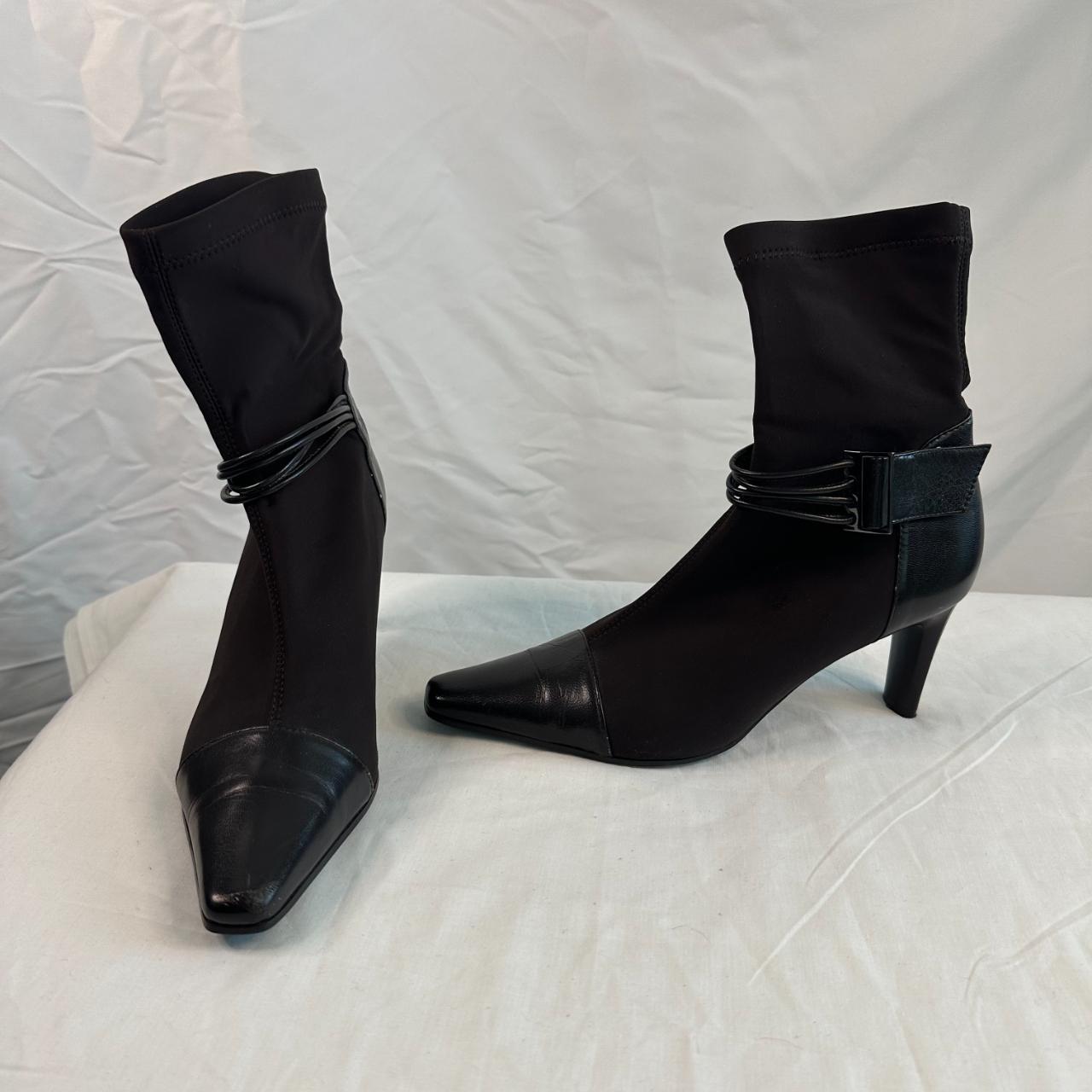 Source Unknown Women's Sock Boots - Brown/Black -… - image 2