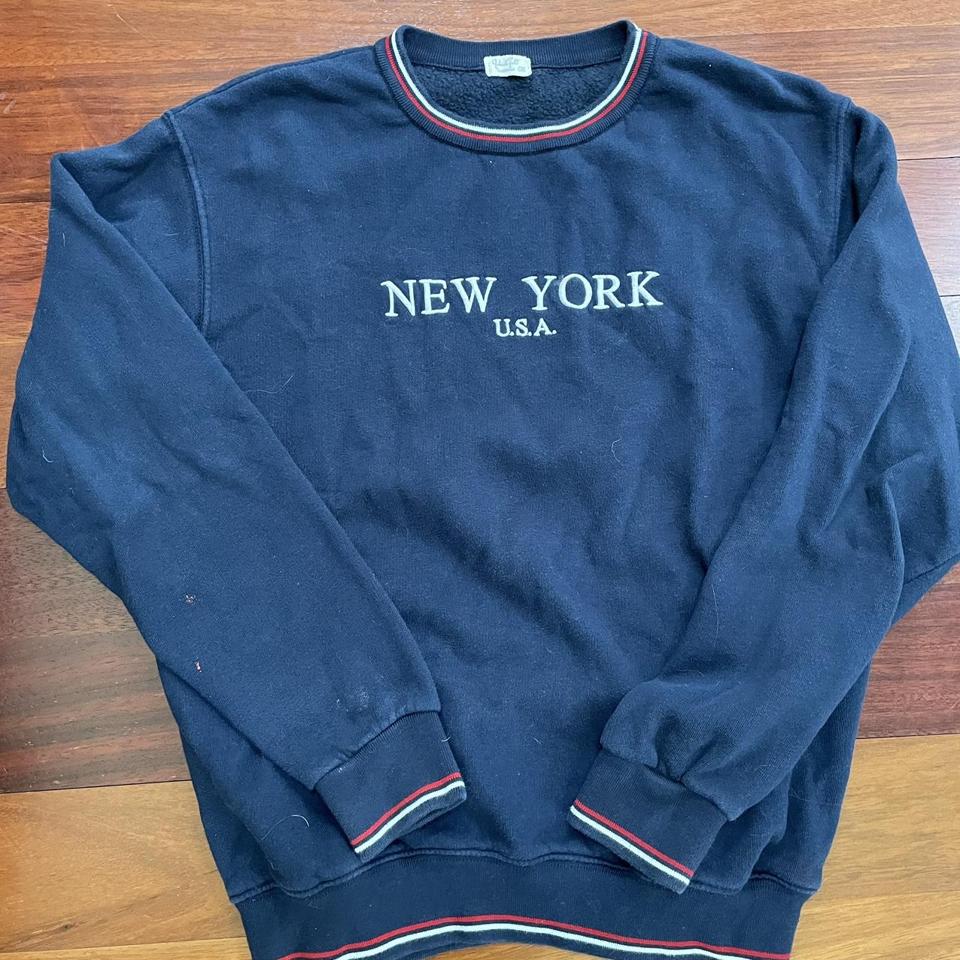 Red and black “New York” sweatshirt from Brandy - Depop