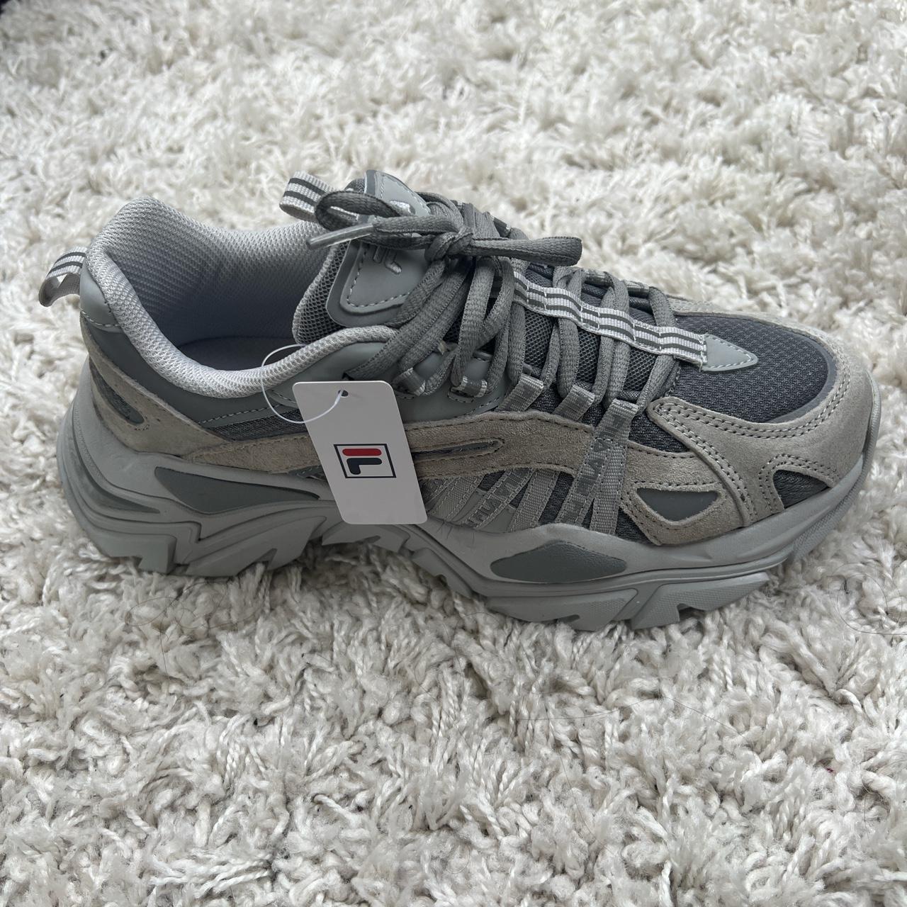 Fila Women's Grey Trainers | Depop