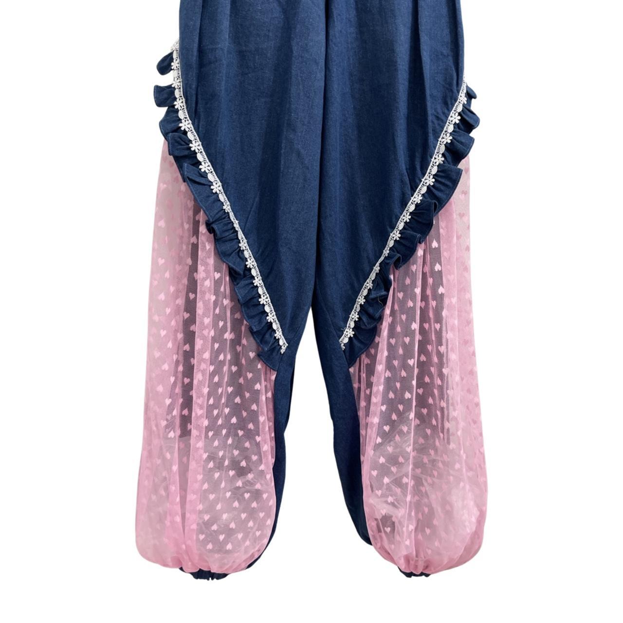 Marni Women's Blue and Pink Trousers (2)