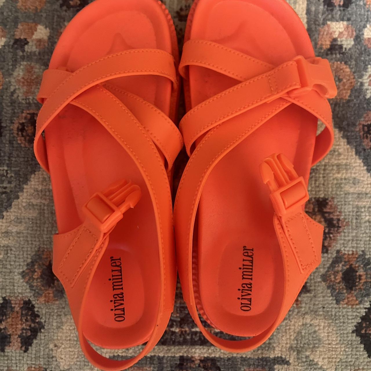 Orange discount miller sandals