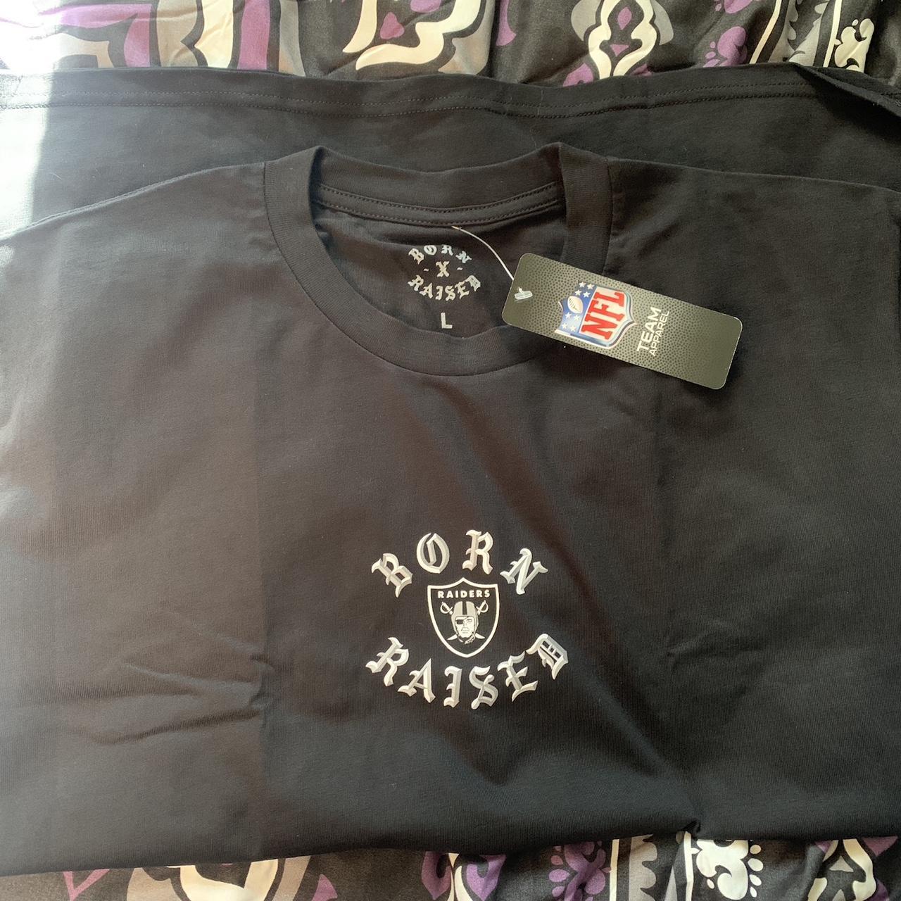 Brand new BornxRaised Las Vegas raiders t shirt size - Depop