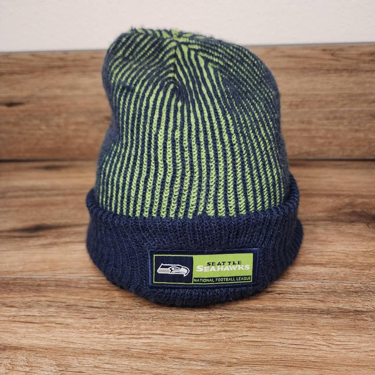 Preloved New Era Seattle Seahawks beanie Washed and - Depop