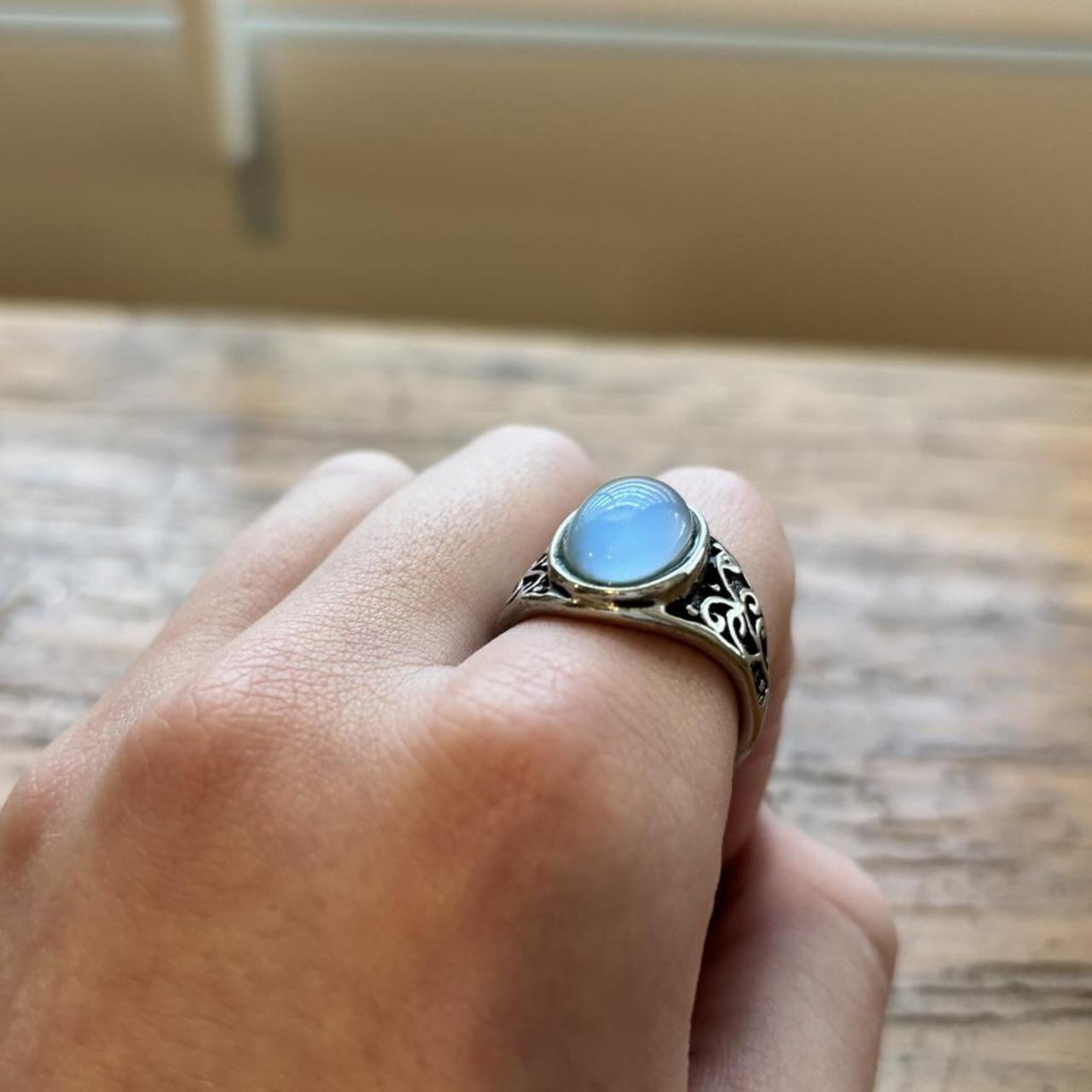 Women's Ring - Silver/Multi – Silver statement mo… - image 4