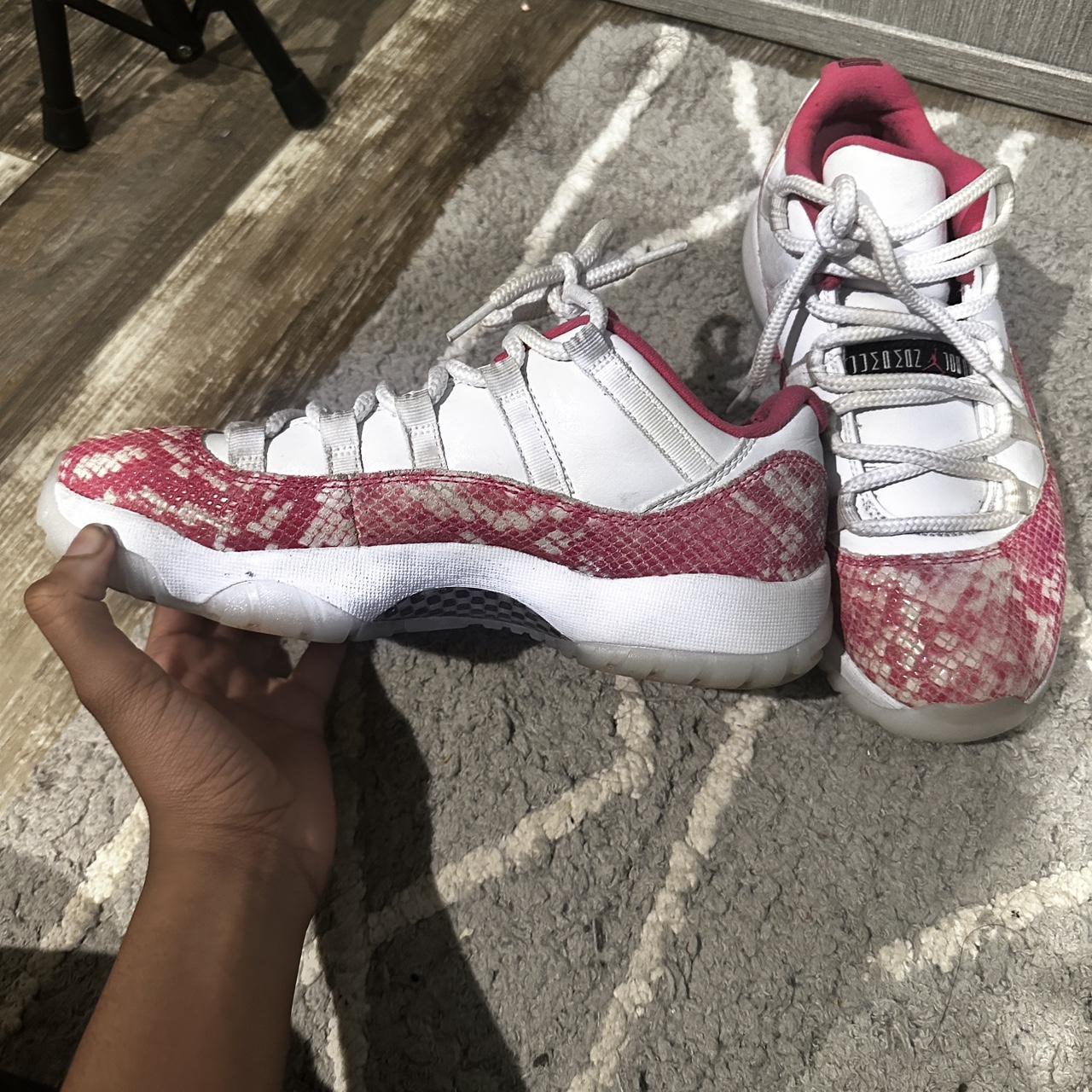 jordan 11 pink snake skins