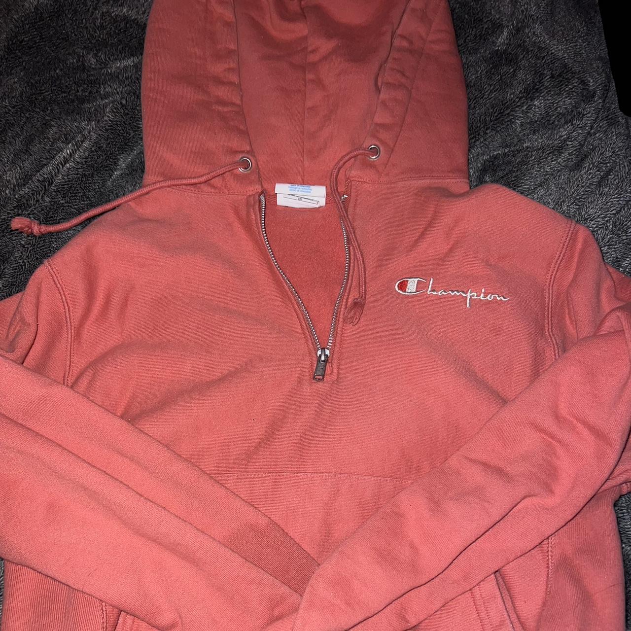 Champion quarter zip Depop