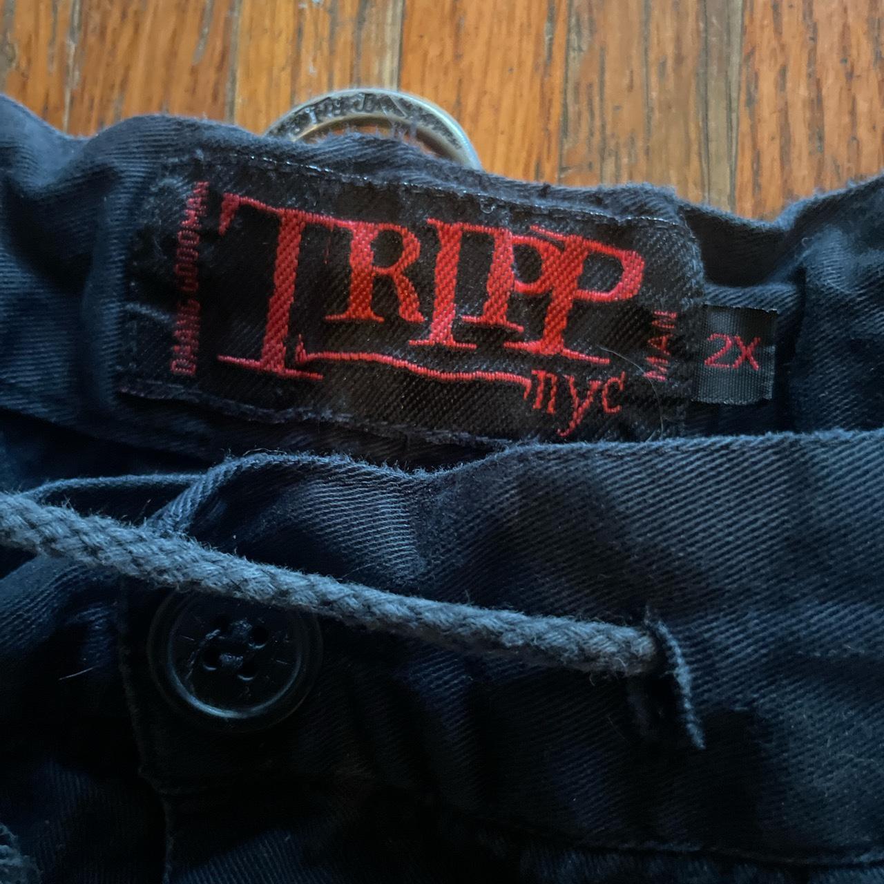 2006 tripp nyc rave pants baggy asf jnco fit... - Depop