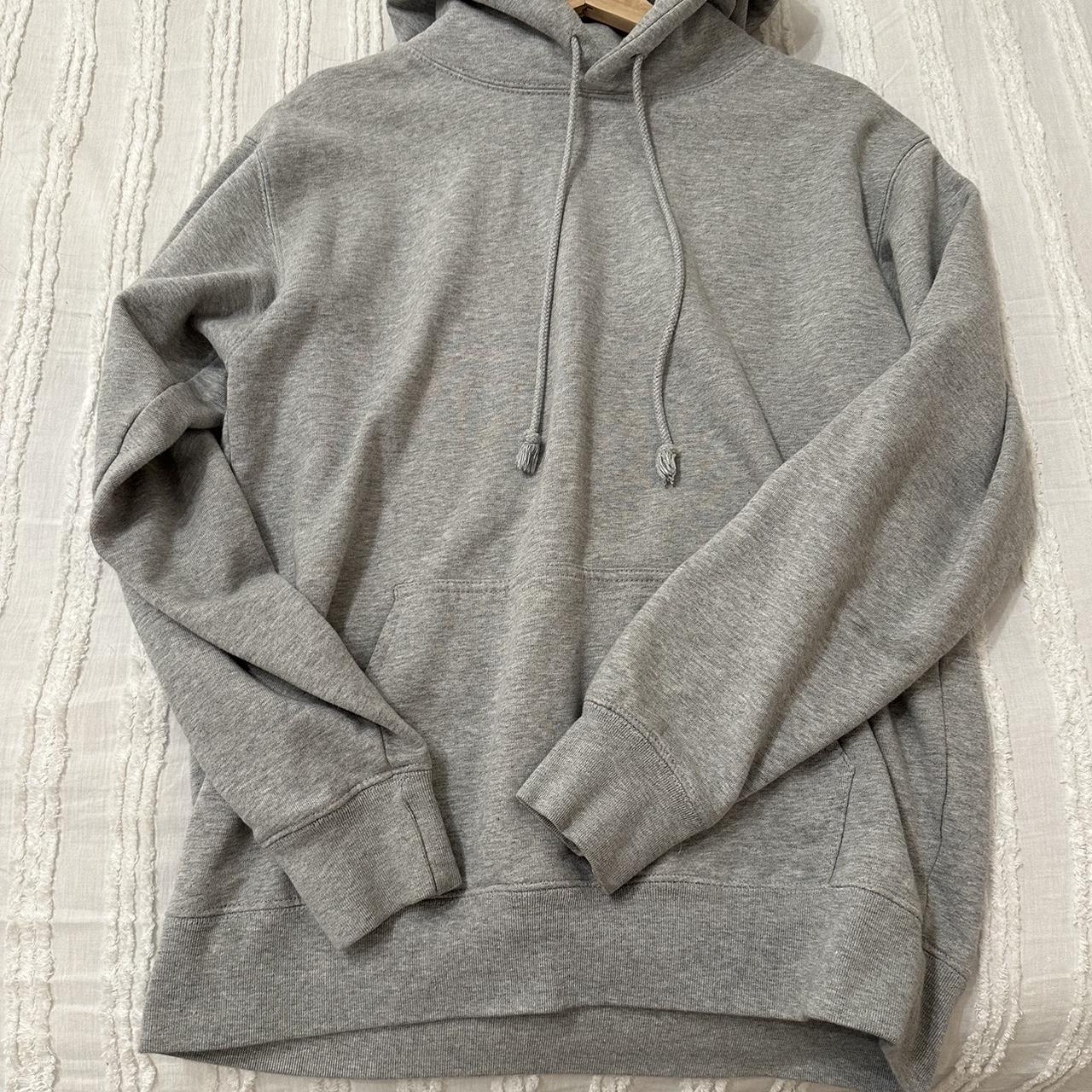 Grey zip up brandy Melville Super comfy Brandy new!! - Depop