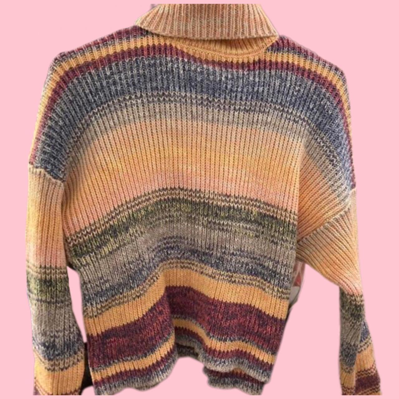 Rainbow turtleneck hot sale forever 21