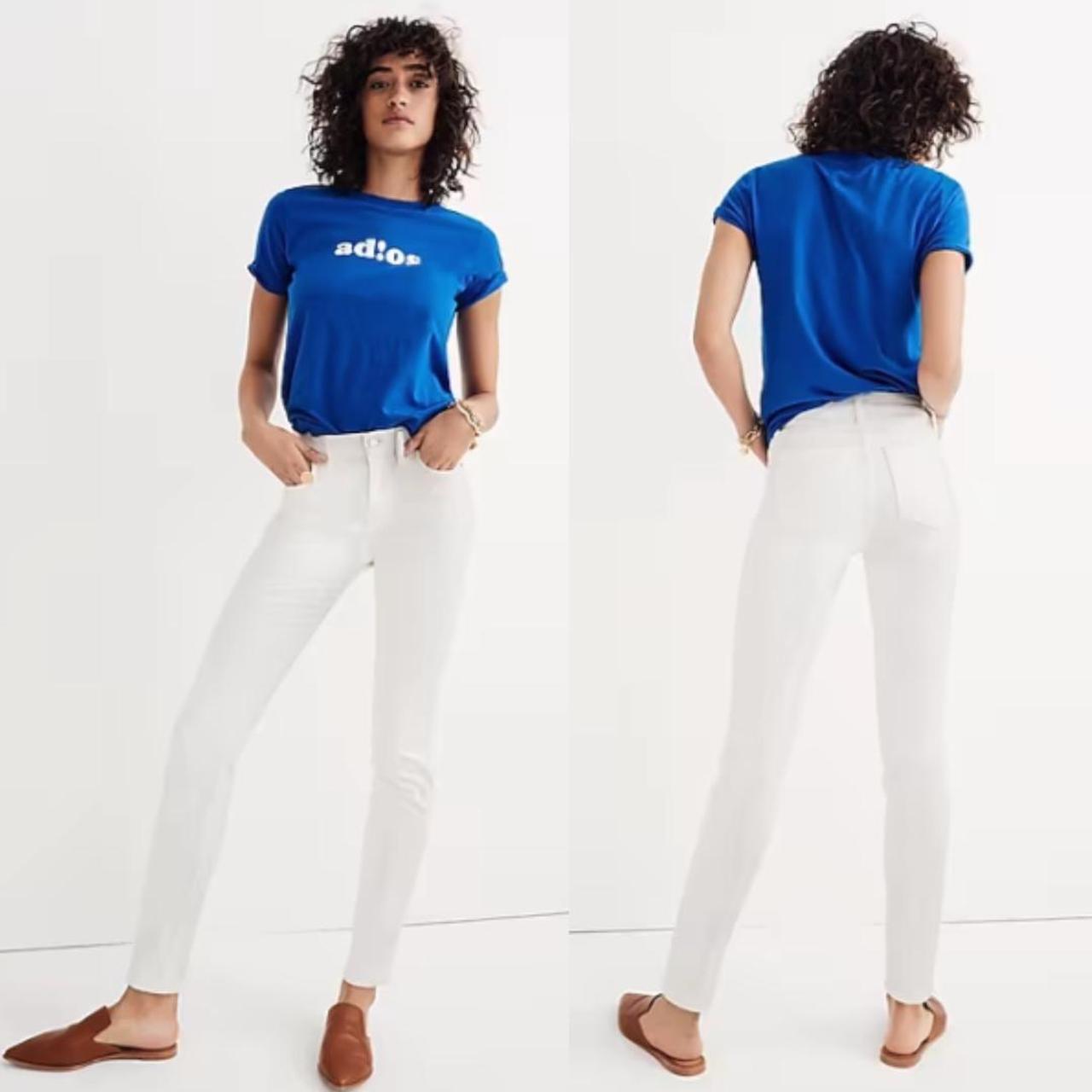 Madewell High Rise deals White Jeans