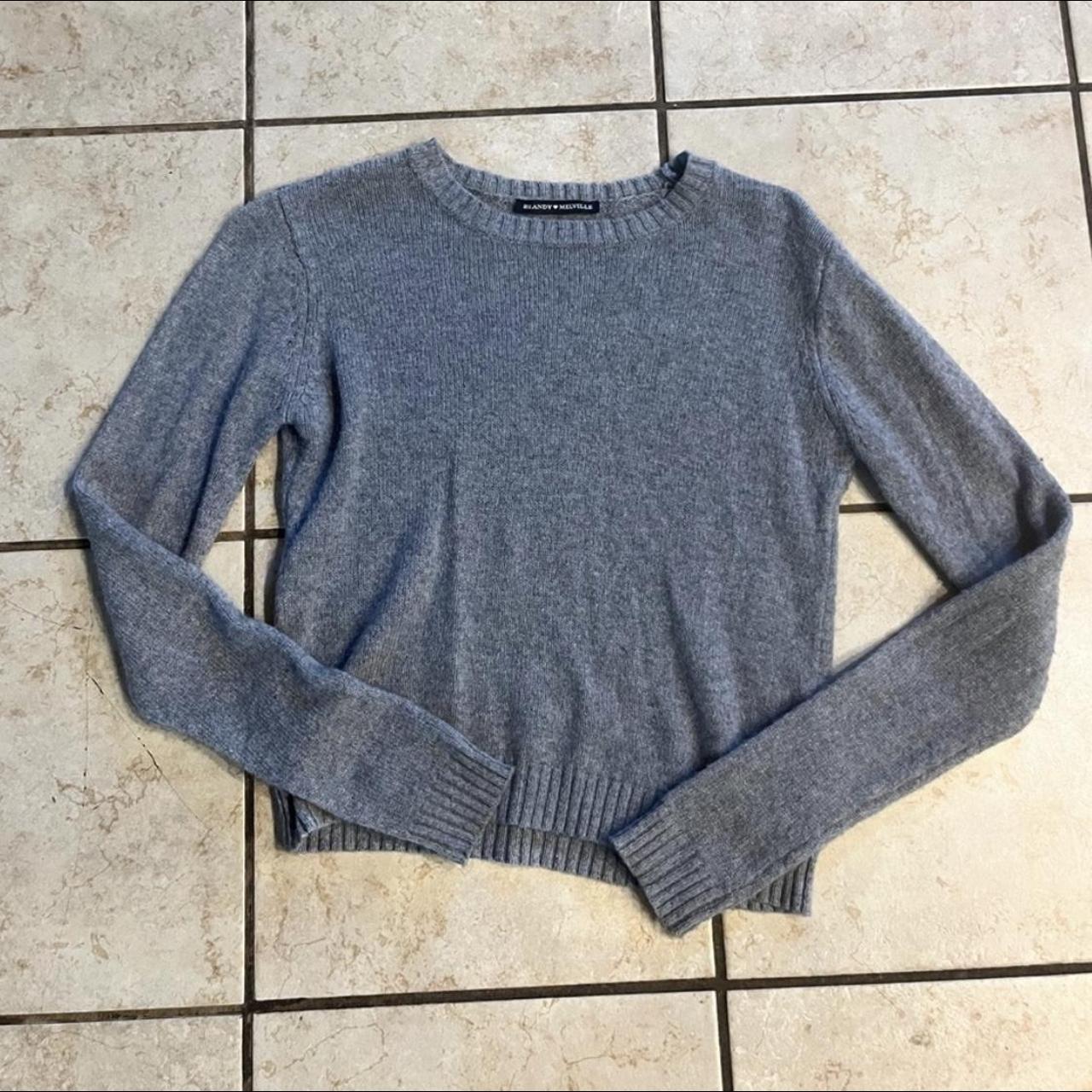 Brandy Melville Women's Grey Jumper | Depop