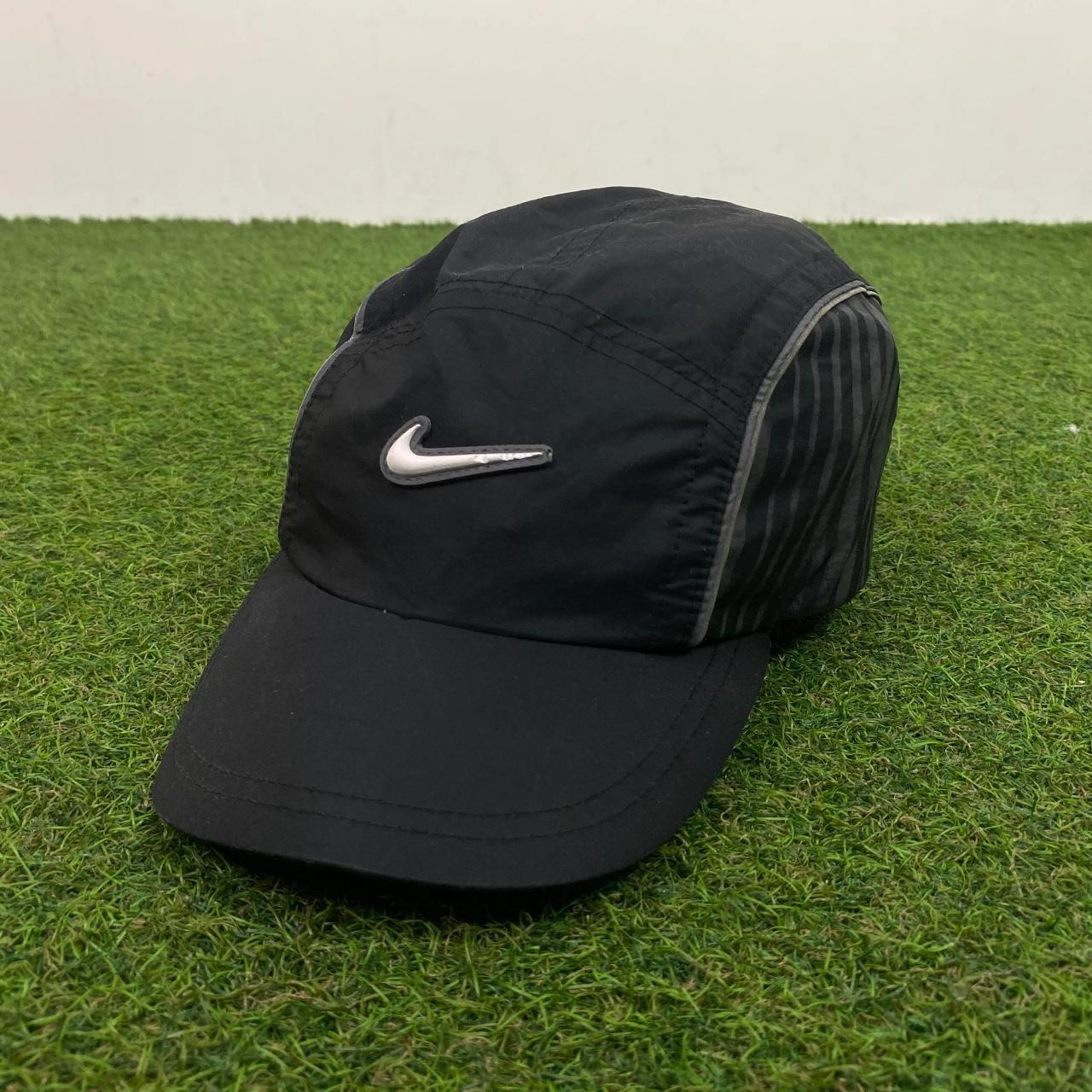 00s Nike Tailwind Hat Black Fits - Oversized Era -... - Depop