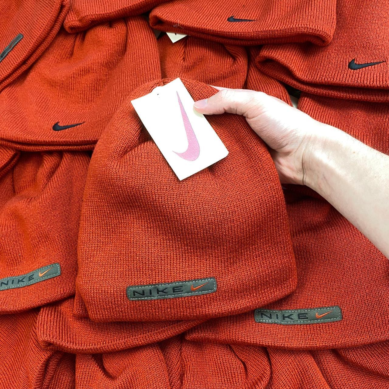 orange nike beanie hat