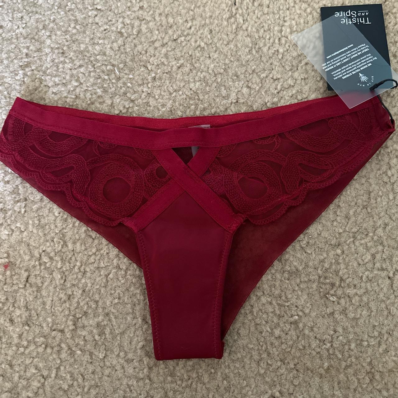 New thistle and spire scylla underwear Color - ruby - Depop