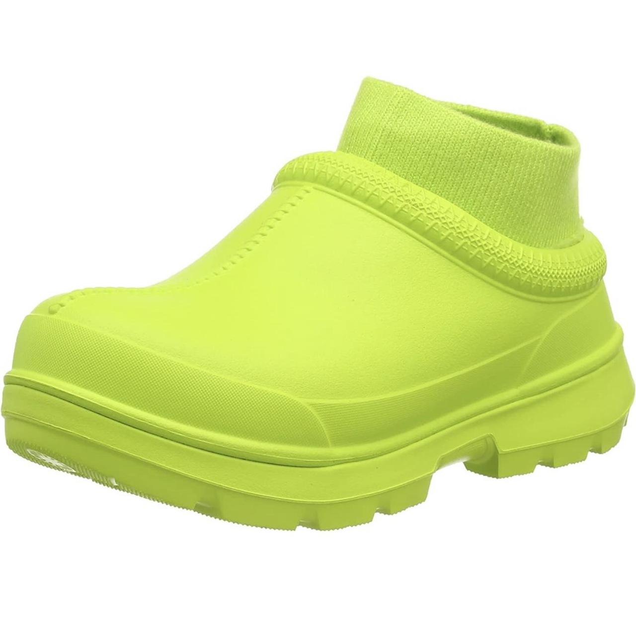 UGG Tasman Lime Green Waterproof Clog Size 9W Brand... Depop