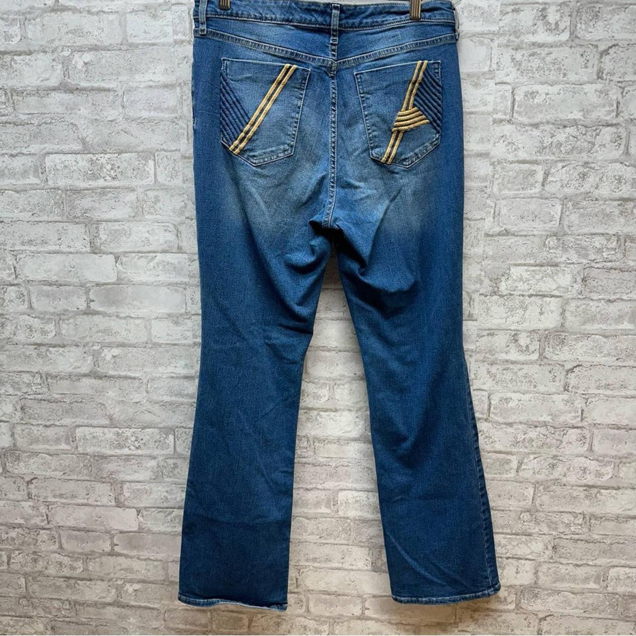 Vintage America boot cut jeans women's 12/31 flare... - Depop