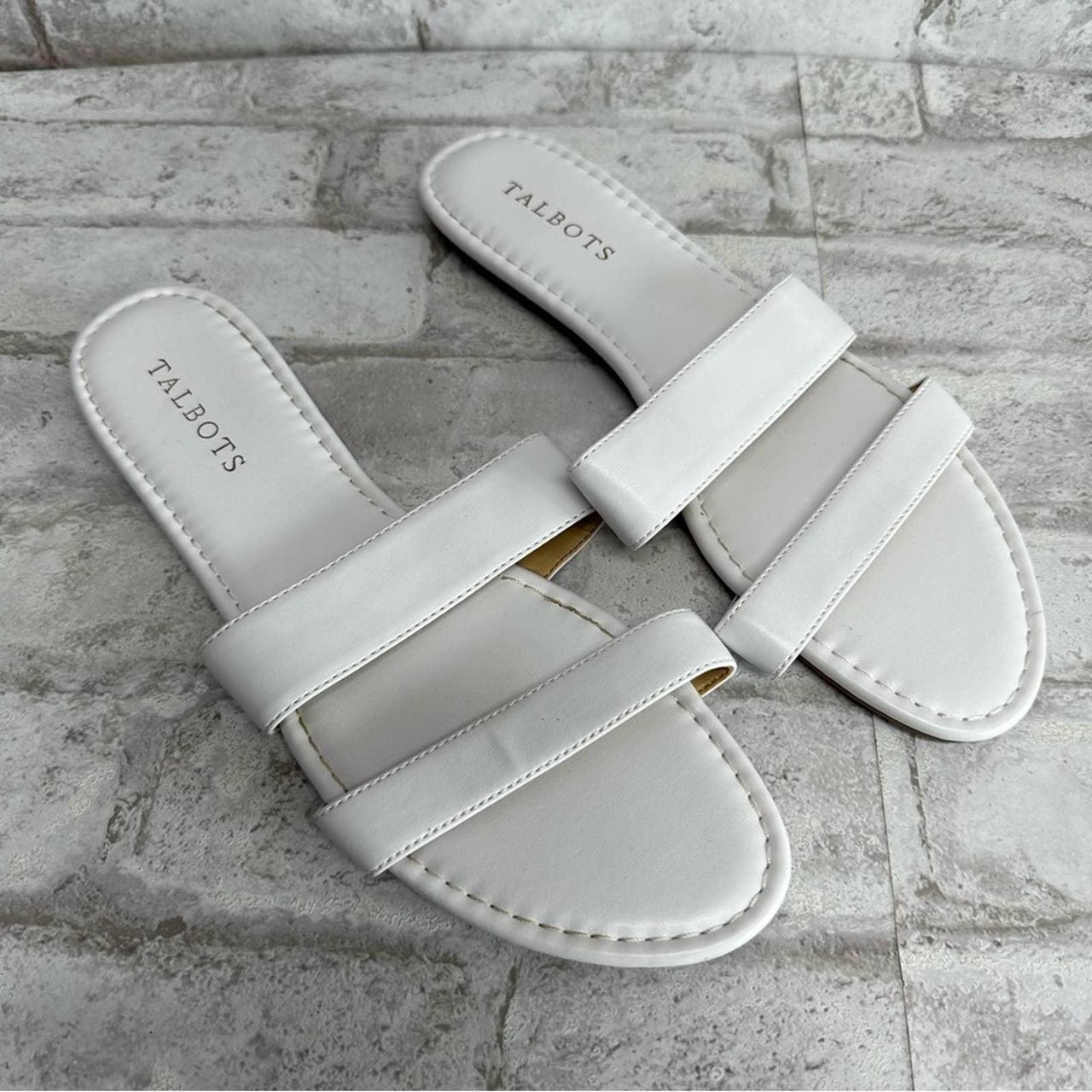 Talbots deals white sandals