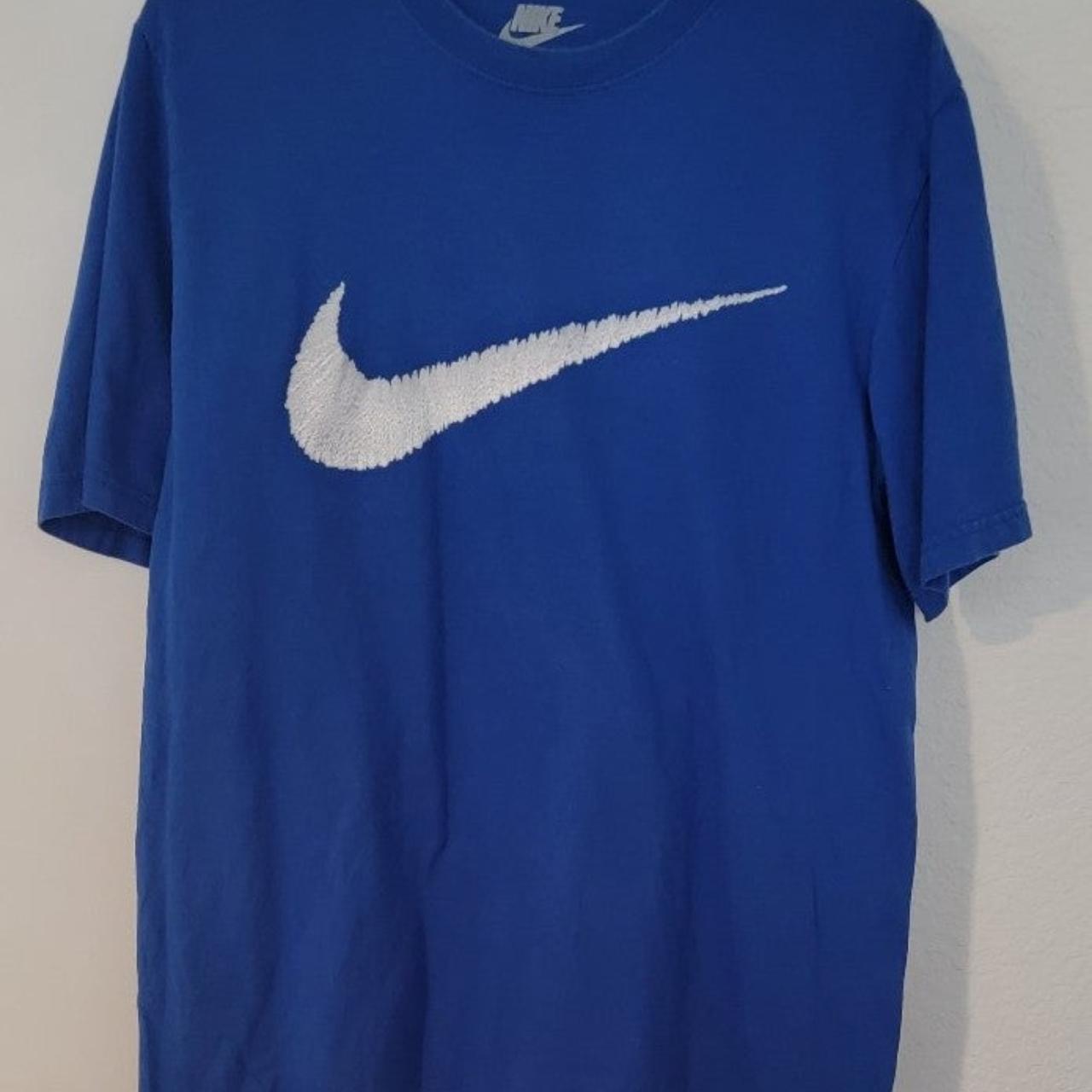 mens nike blue t shirt