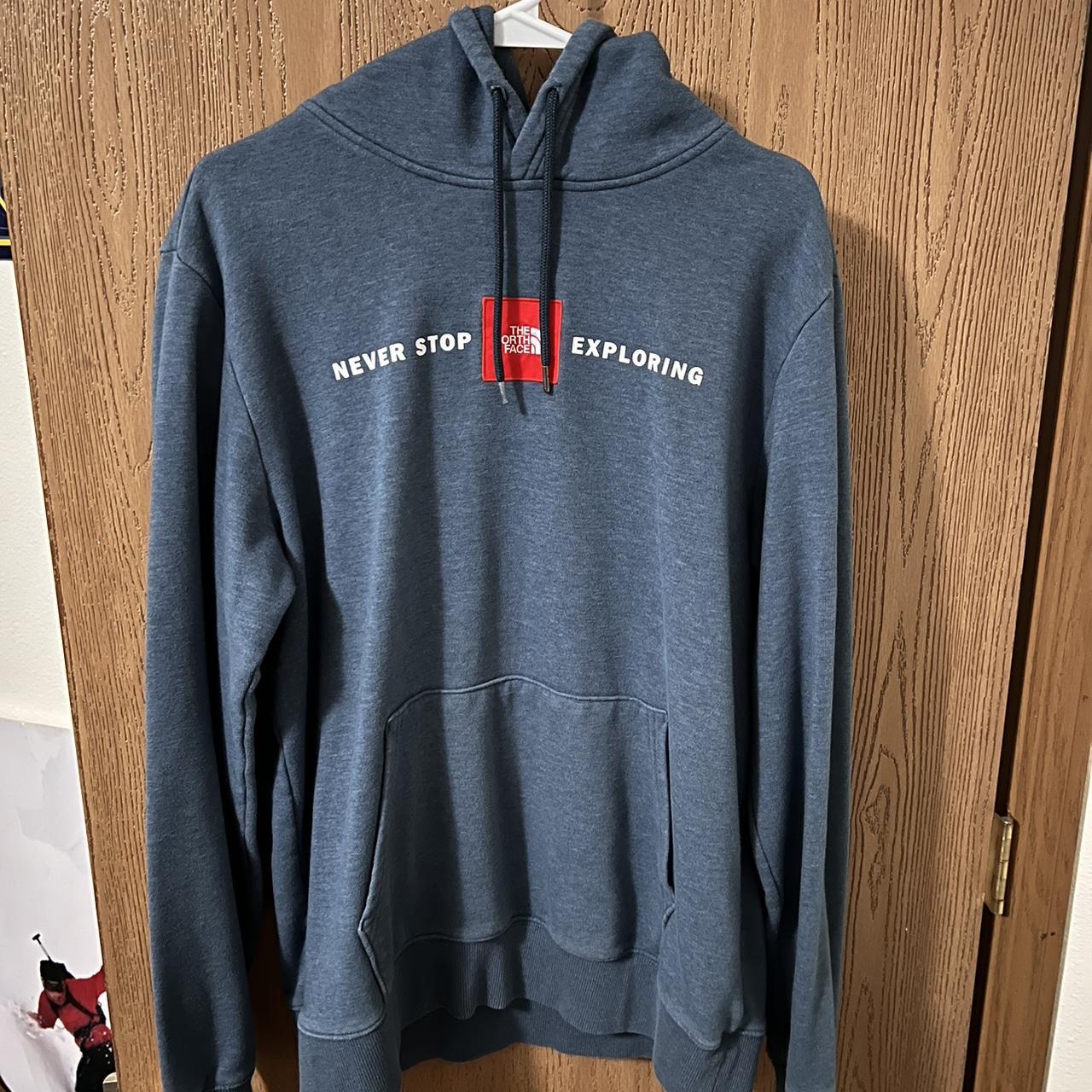 North face never stop exploring clearance hoodie