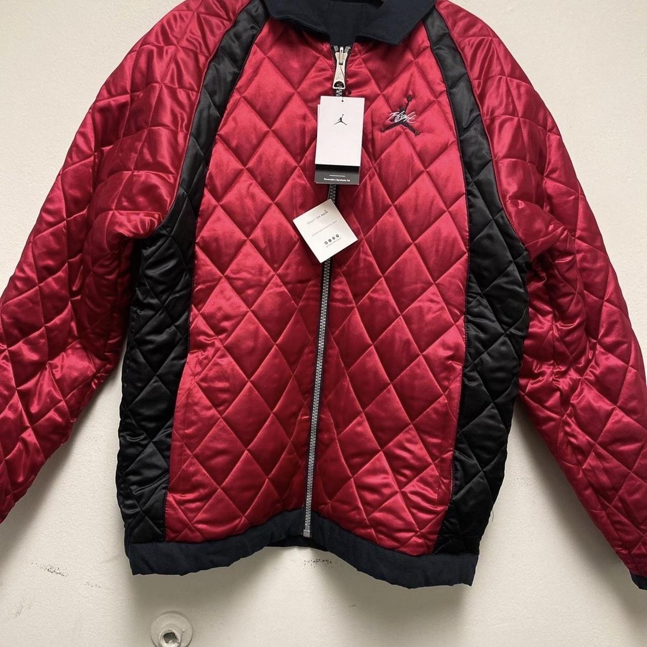 Nike Men's Black and Red Jacket Depop