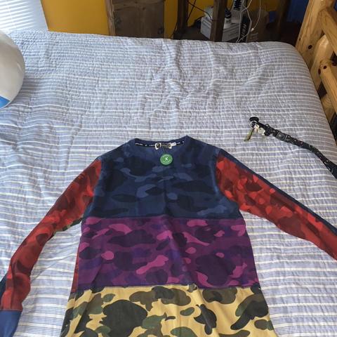 Barely worn bape Mets jersey 350 on stock x #Bape - Depop