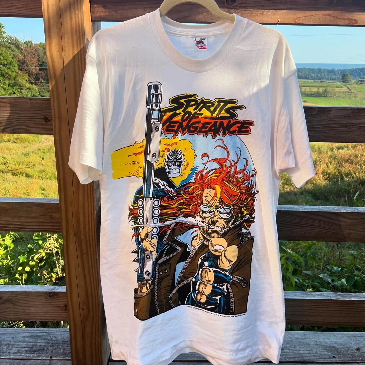 Vintage Marvel Comics Ghost rider Spirits Of 2024 Venom Shirt