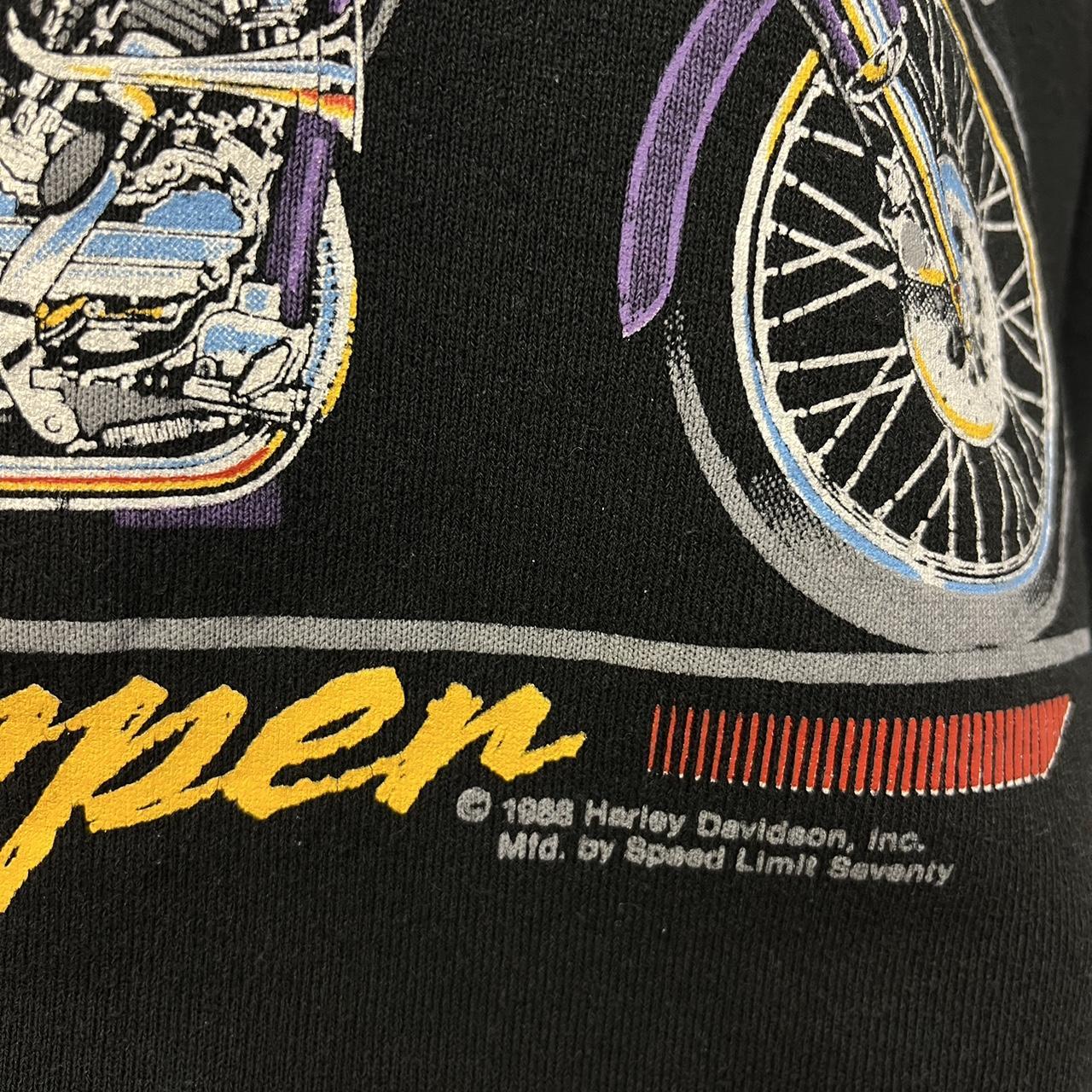 1988 Harley Davidson crewneck 80s Speed limit | Depop