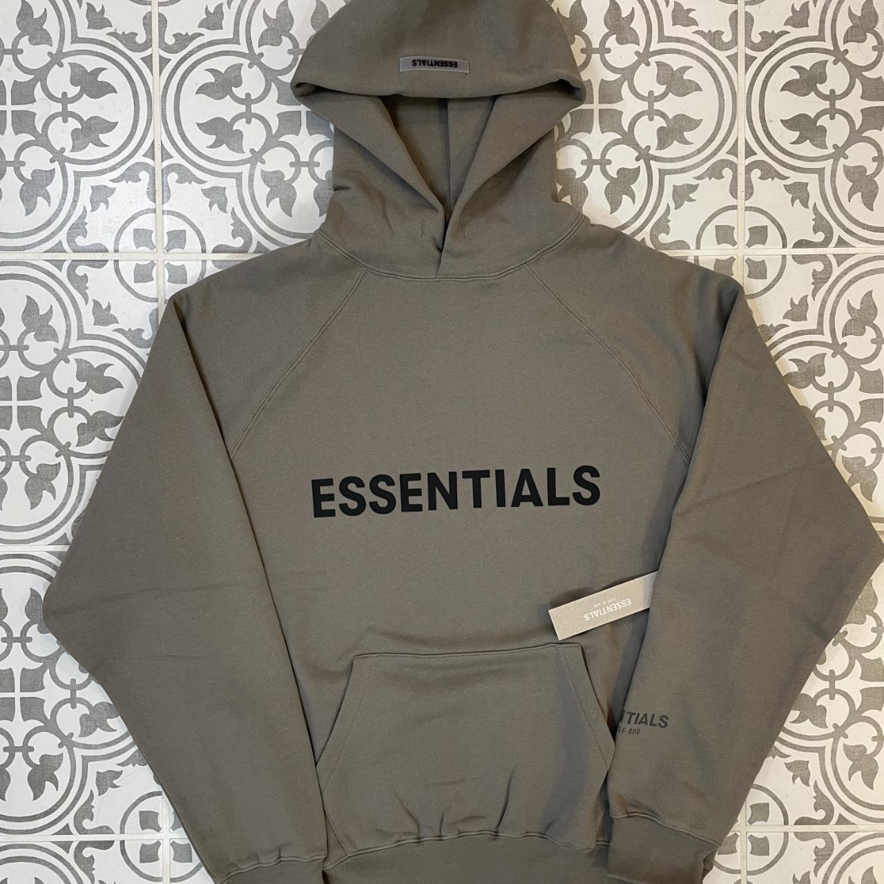 Essential discount hoodie charcoal