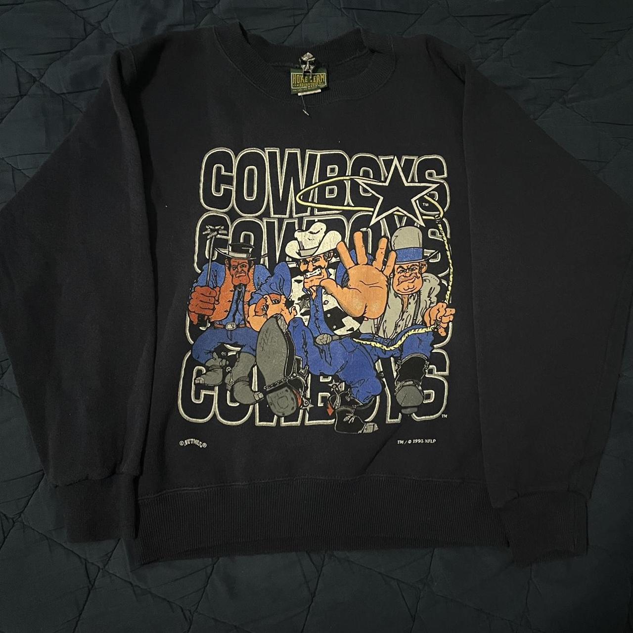 Vintage 1993 Dallas Cowboys sweatshirt Graphic is in - Depop