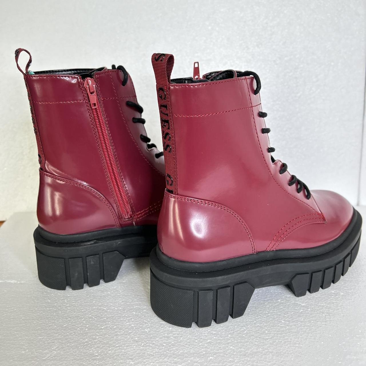 Guess hotsell burgundy boots