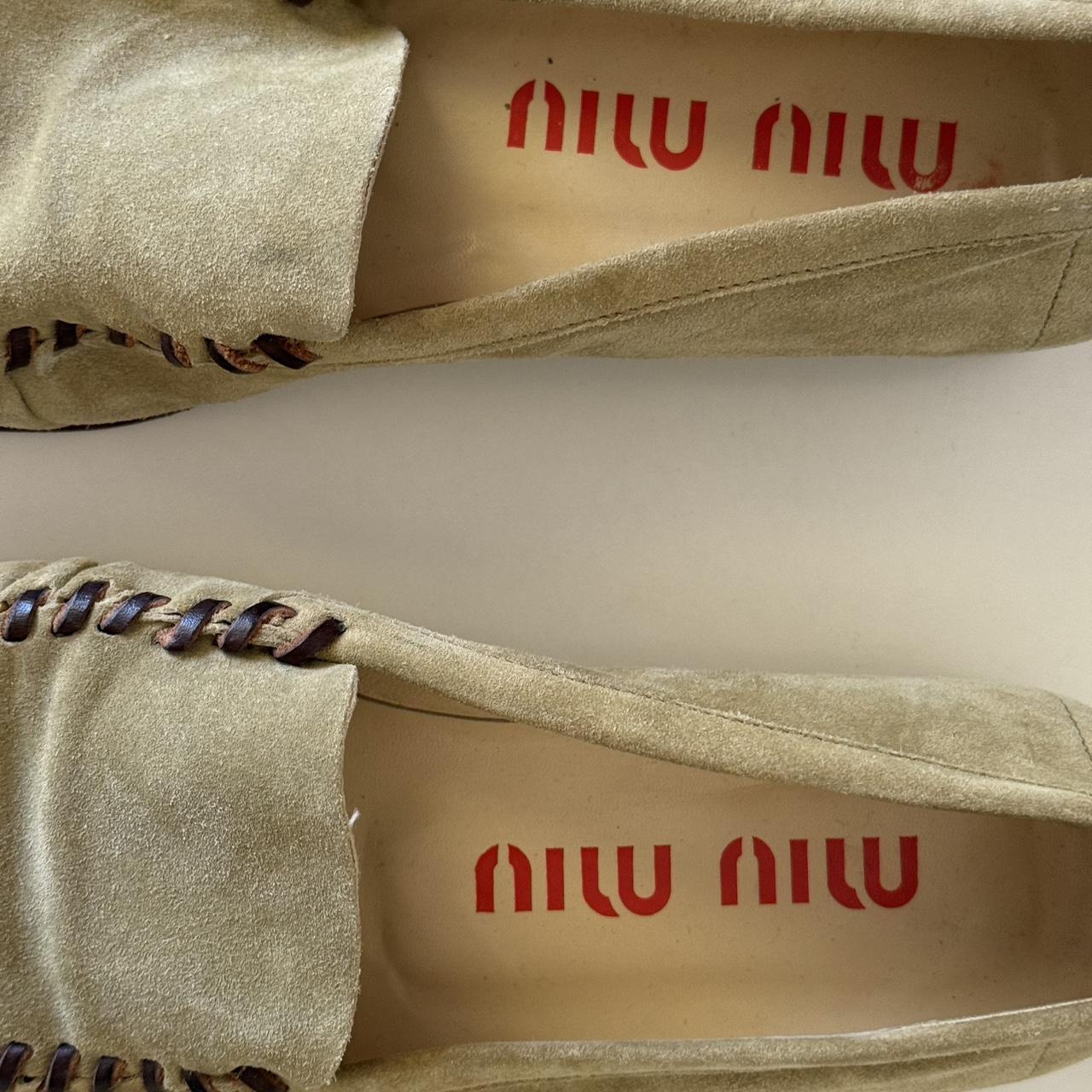 Miu Miu Women's Loafers - Tan - US 7.5 – Miu Miu … - image 2