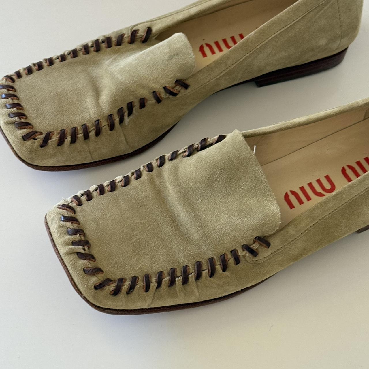 Miu Miu Women's Loafers - Tan - US 7.5 – Miu Miu … - image 3