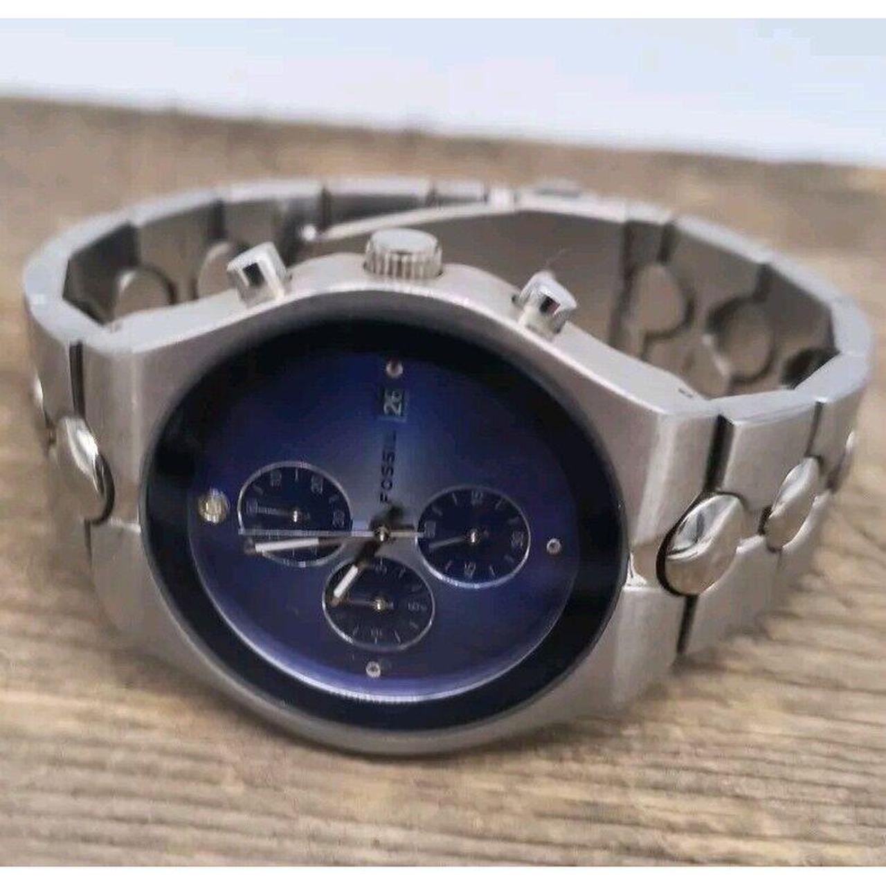 FOSSIL Arkitekt Blue Steel Men s Chronograph Watch. Depop