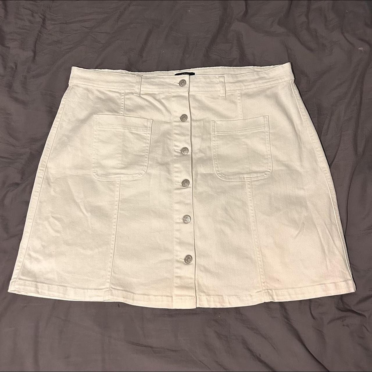 White denim skirt outlet matalan