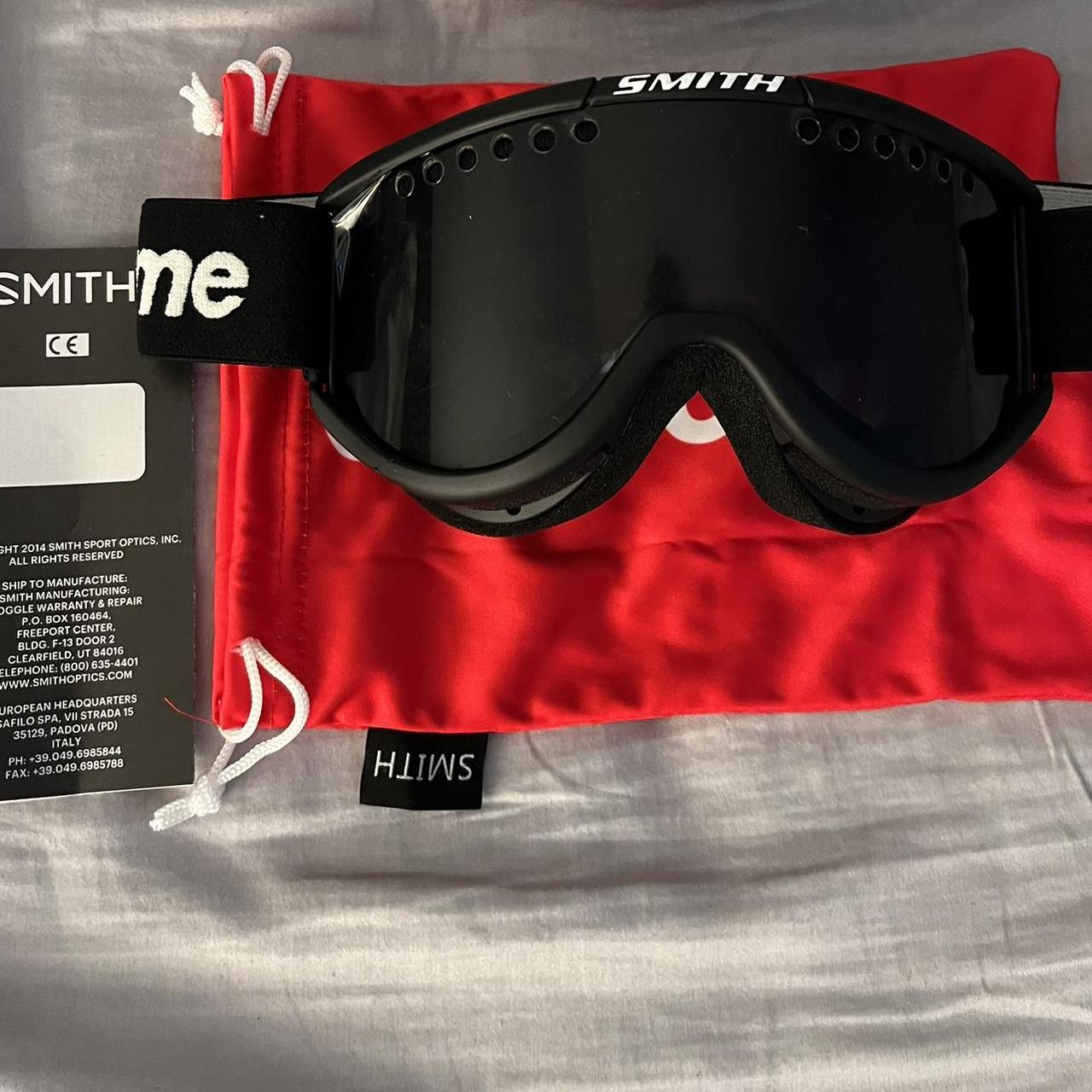 Supreme x Smith Snowboard / Ski Goggles - Black FW15... - Depop