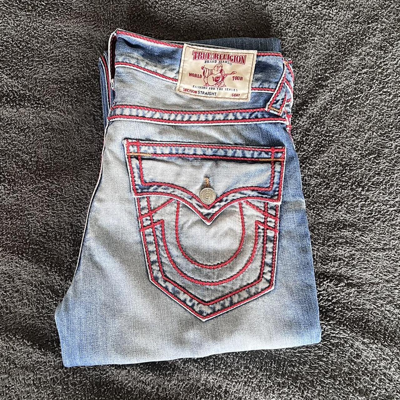 True Religion Jeans Size W32 L34 SECTION: Ricky... - Depop