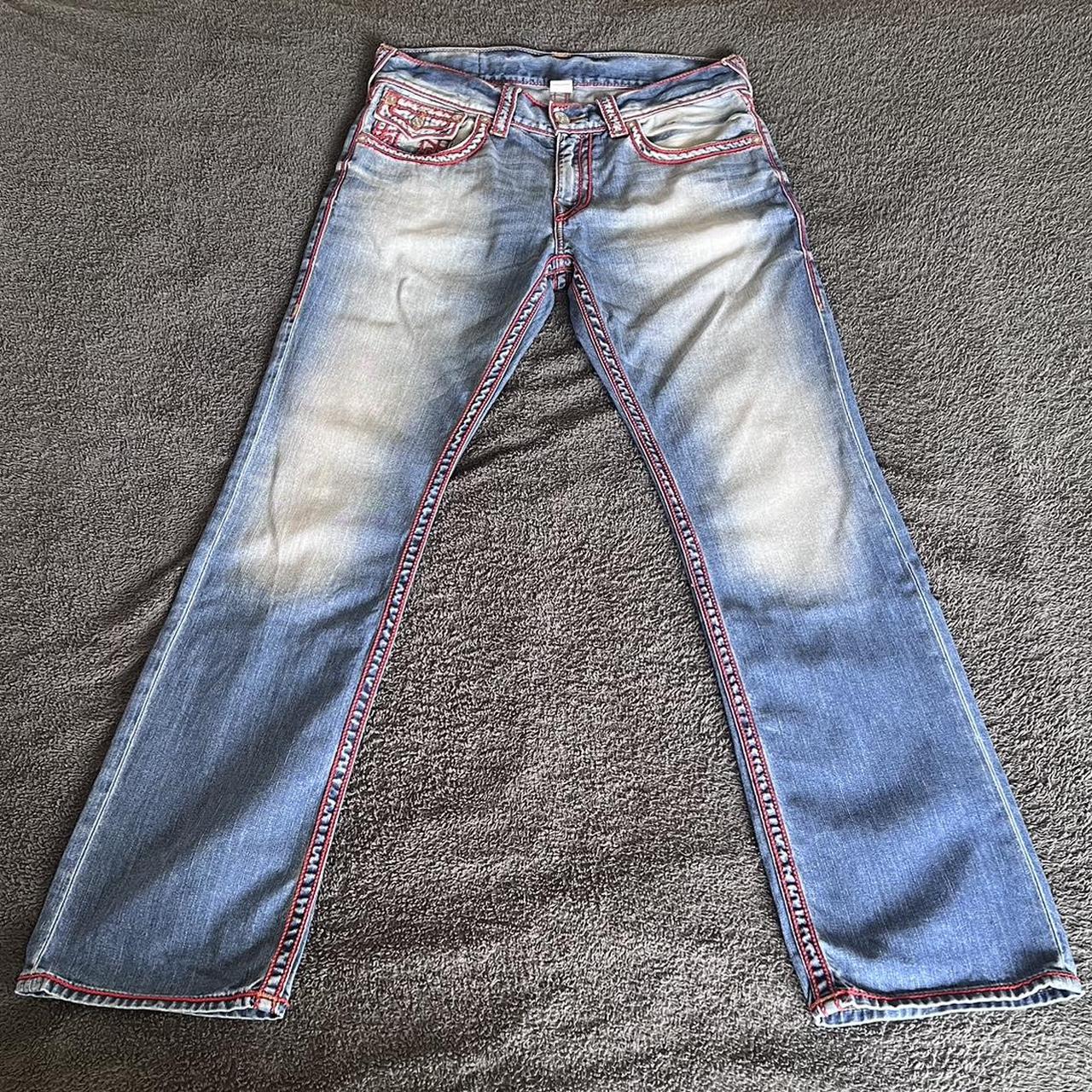 True Religion Jeans Size W32 L34 SECTION: Ricky... - Depop