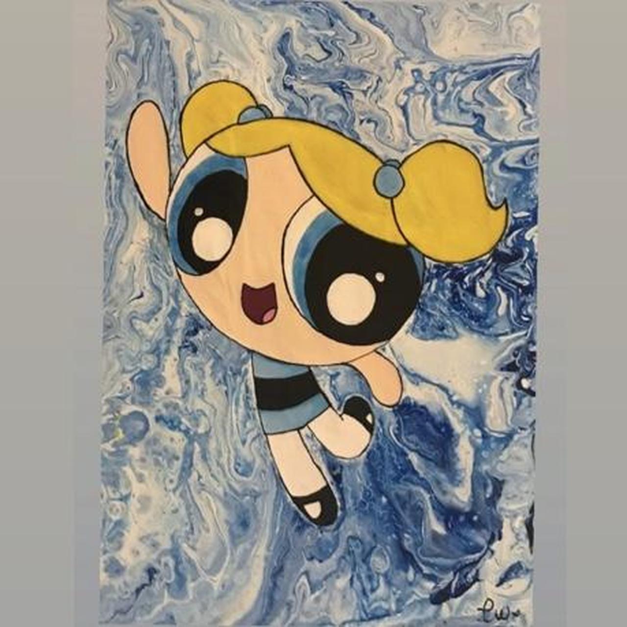 High quality PowerPuff Acrylic Painting